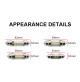 1.5 Watts - 24 Volts - 24 led - C5W - Festoon Led Bulb - White - SJ360-24L-24VX - AZLED